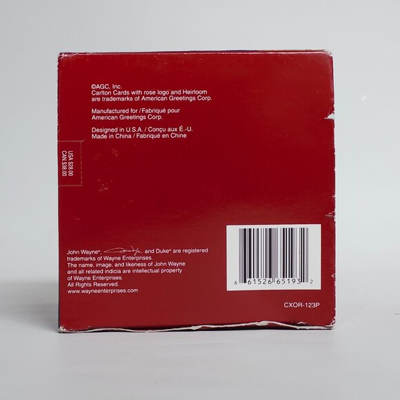 CARLTON CARDS JOHN WAYNE Ornament with Sound An American Icon WESTERN Stagecoach - Picture 9 of 13